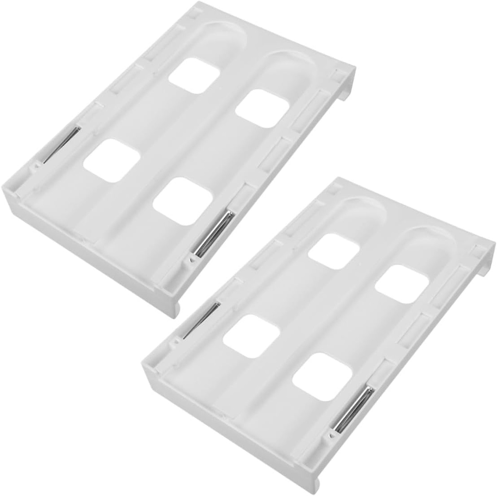 DOITOOL 2pcs Hanging Can Storage Rack Organizer for Diameter Beverage Cans Efficient Fridge and Pantry Dual Row Design for Easy Access and Space-saving