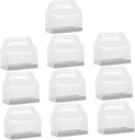 STOBAZA 10pcs Transparent Cake Packaging Boxes Food-grade Plastic Dessert Containers Muffin Organizers for Parties and Bakeries