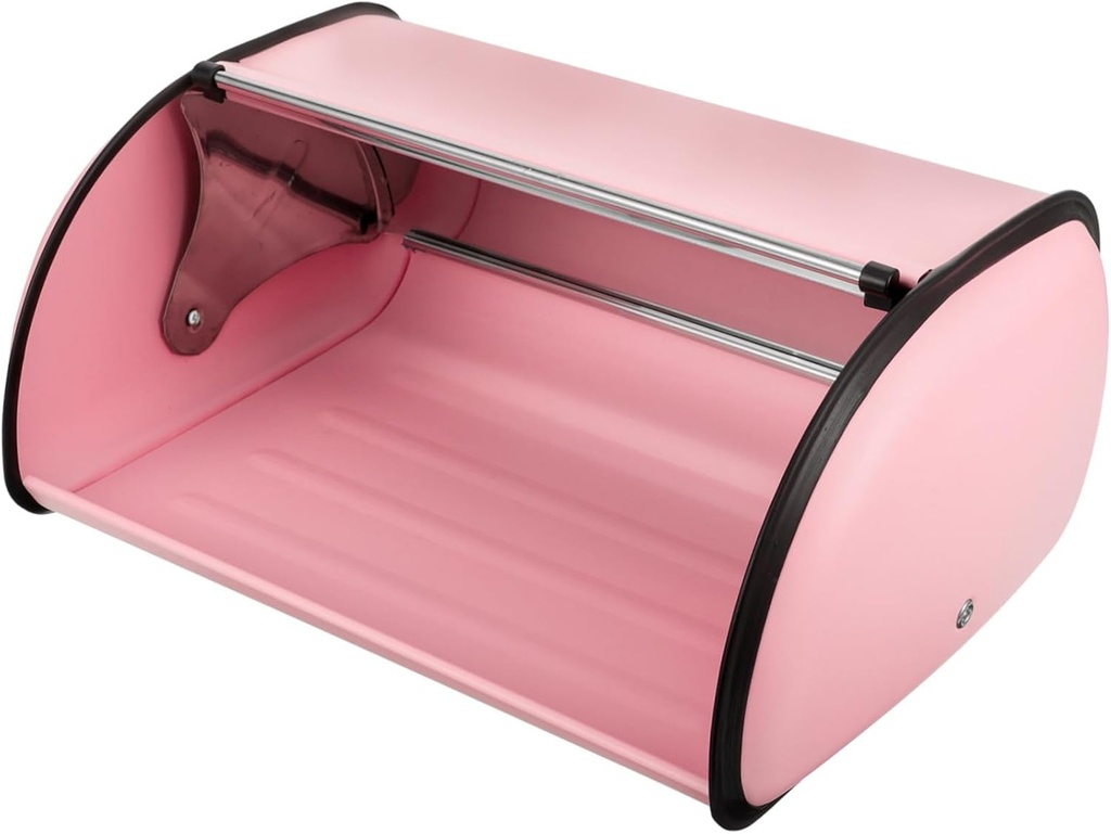 Metal Bread Box Stainless Steel Kitchen Storage Container Capacity Bread Bin for Home Bakery Snack Organizer