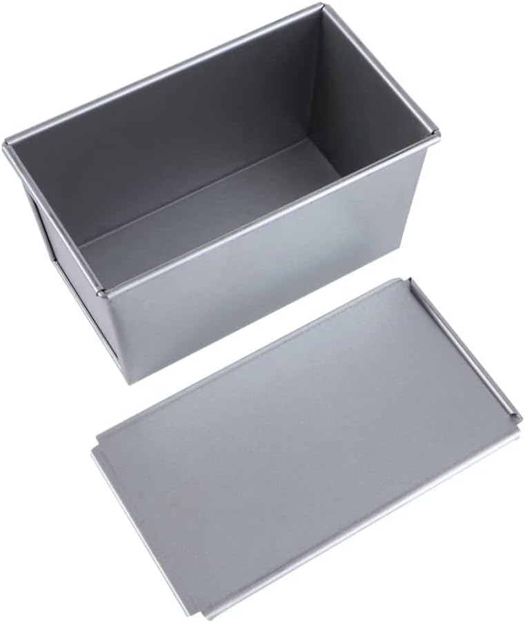 OUNONA Bread Toast Box Mold Lid Baking Pan High Temperature Resistance Healthy Practical for Kitchen Supplies