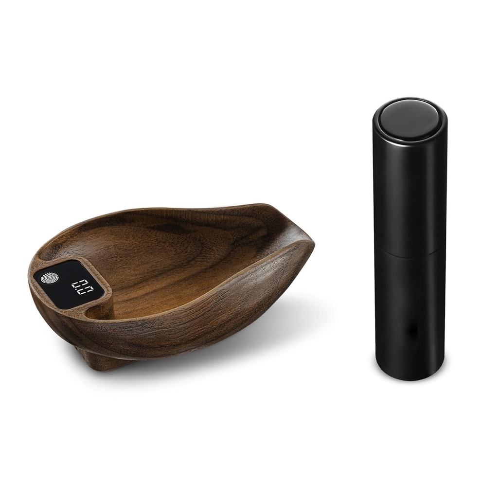 Digital Coffee Scale, 0.1g Precision Coffee Bean Scale and Spray Bottle Kit, Espresso Scale for Coffee Beans Weighting Dosing for Pour Over Maker Kitchen Tea (Black)