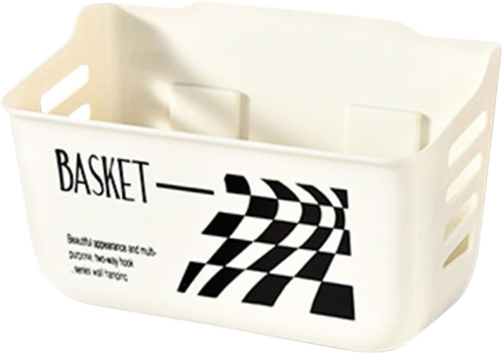 Kitchen Hanging Storage Baskets Punch Stackable Organizer for Bathroom Kitchen Multi-functional Woven Container for Vegetables Cosmetics