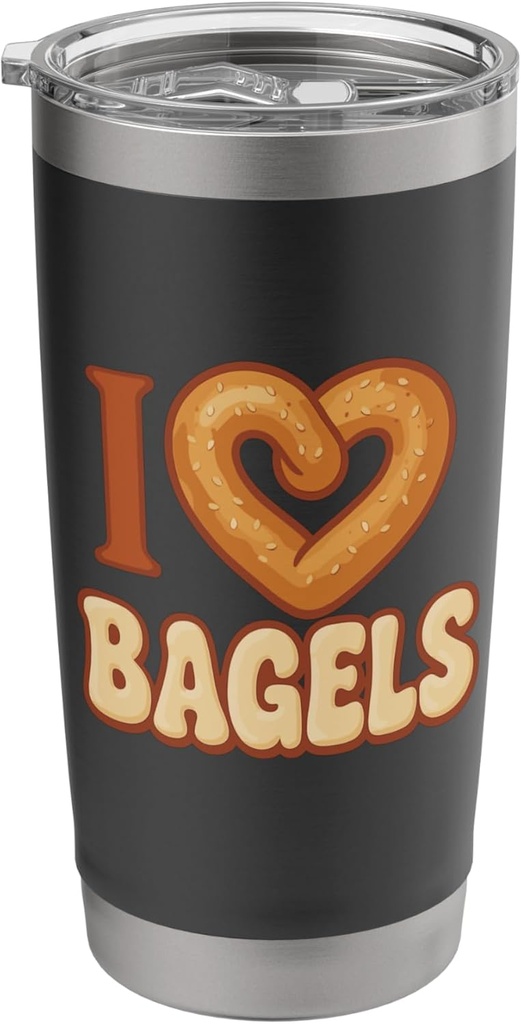 Bagel Lover Bakery Baked Goods Donut Bread Bagel Maker Stainless Steel Insulated Tumbler