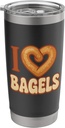 Bagel Lover Bakery Baked Goods Donut Bread Bagel Maker Stainless Steel Insulated Tumbler