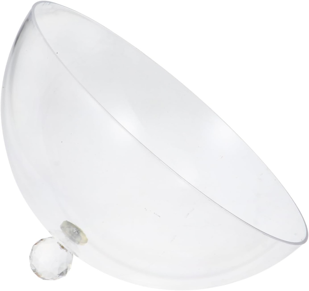 Acrylic Dustproof Food Cover Dessert Tray Cover for Kitchen Cake Carrier Ergonomic Handle Stand for Cake Outdoor Party Use