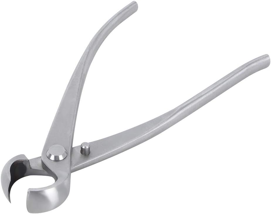 Bonsai Tools Concave Cutter Knob Cutter, 180mm Stainless Steel Knob Cutter Ball Shear Scissors Landscape Modeling Garden Bonsai Trimmer Gardening Tools