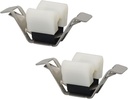 2Pcs WPW10610880 Clothes Dryer Door Catch, OEM Size Replacement Part, Replace W10610880, W10529190, W10696503, AP6023380, PS11756723, 3023293