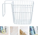 2pcs Punch Hanging Storage Rack Practical Bathroom and Kitchen Basket Organizer for Toiletries and Utensils Space-saving Design Drainage Easy Installation and Cleaning