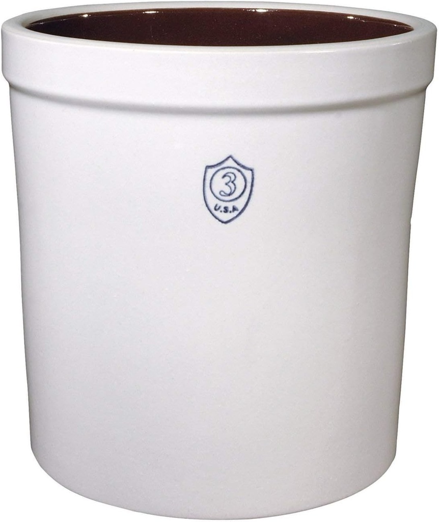 Ohio Stoneware Numbered Pickling and Fermenting Crock 3 Gallon