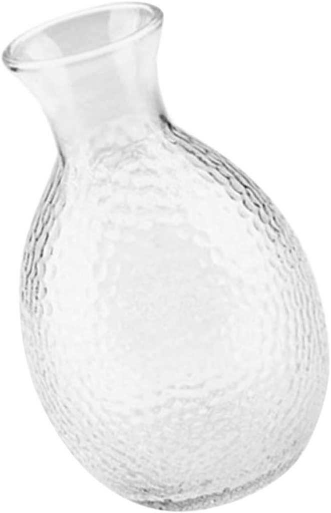 Ciieeo Japanese Style Sake Decanter Elegant Glass Sake Pot for Home Bar Festive Occasions for Water