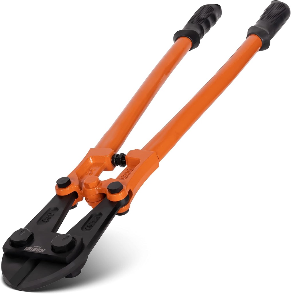 KSEIBI 141590 Heavy-Duty Large Bolt Cutter 30" for Cutting Fence, Steel Wire, Chain, Screws, Rivet, Padlock, and Metal Rods with Soft Grip Rubber Ergonomic Handle Cutters