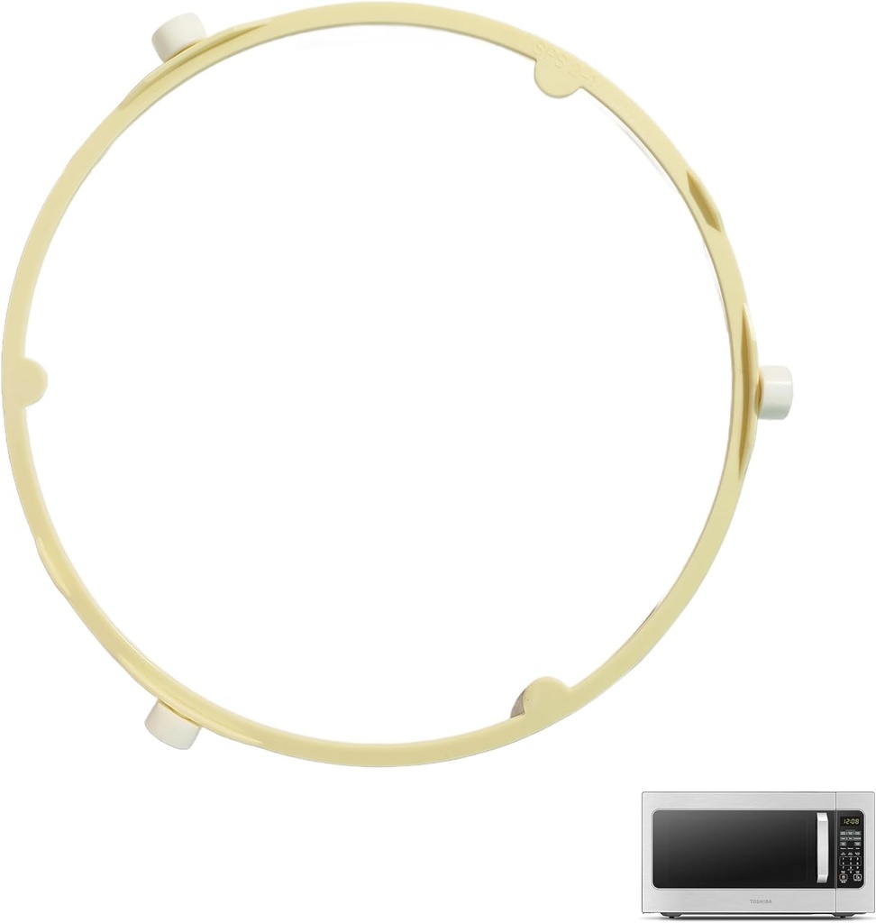 Microwave Turntable Support Roller Ring, Compatible with Samsung/GE/Frigidaire/Whirlpool/Maytag/Kenmore, Replaces WB06X10625 WB06X10818 DE92-90495A 5304509438 5304464115