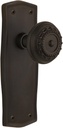 Nostalgic Warehouse Prairie Plate with Meadows Knob, Passage - 2.375", Oil-Rubbed Bronze