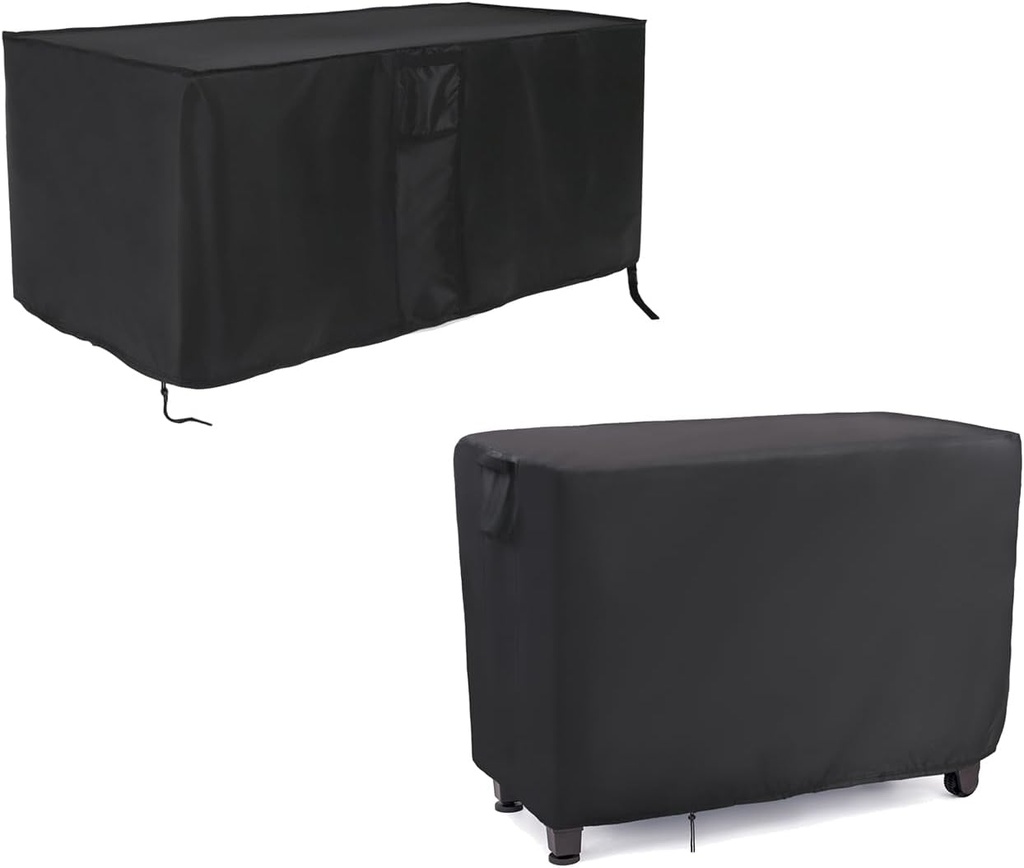 Outdoor Furniture Cover for Keter Unity XL Portable Table and XXL 230 Gallon Deck Box,Waterproof