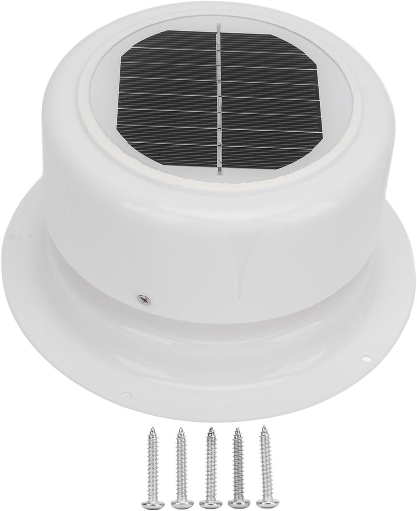 Lightweight ABS Solar Ventilation Fan Energy Efficient Ceiling Vent Quick Fixing For Roof Mounting Lightweight Vent