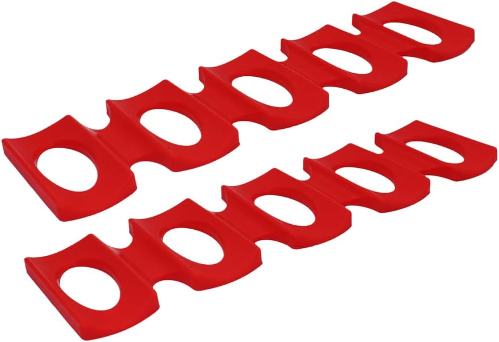 Mobestech 2pcs Can Beverage Storage Soda Can Organizer for Refrigerator Can Beverage Beer Rack Silicone Can Mat Beer Can Holder Drink Organizer Mat Drink Dispenser Tableware Desktop