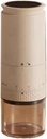 Portable Coffee Machine, Electric Grinder Portable Grinder USB Rechargeable Coffee Grinder Fully Automatic Coffee Grinder for Espresso ,for Outdoor Travel Picnic(Touch screen - milk tea color)