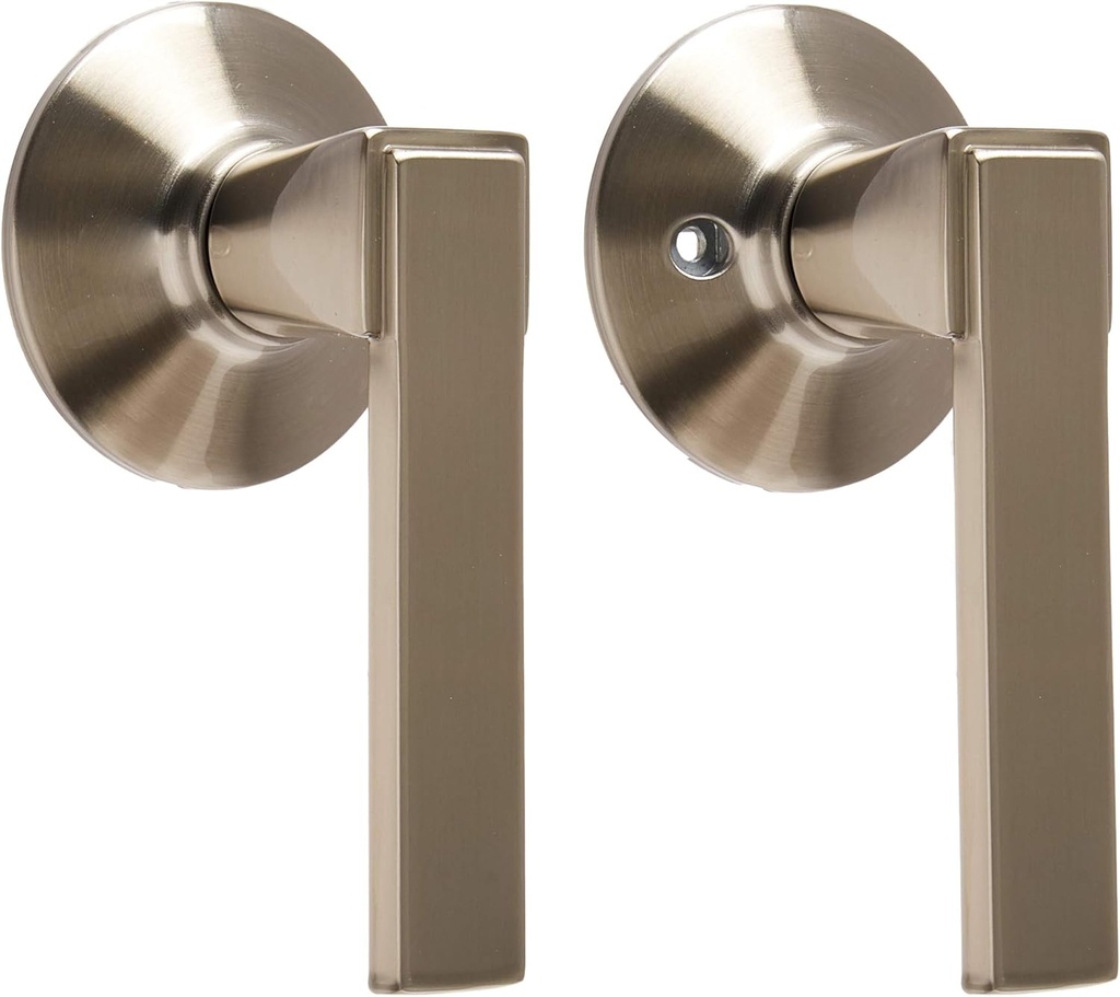 Schlage F10 Northbrook Passage Lock with 16080 Latch 10027 Strike Satin Nickel Finish