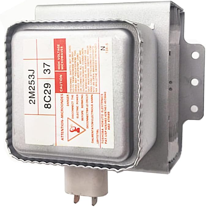 Microwave Oven Magnetron 2M253J Replacement for Toshiba Replaces WB27X10309 10QBP1006 2M248J (FN) 4150019905 2M253J(XB) 2M248J (GM) 2E-13-37 2M217J 2M248J Magnetron