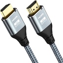 HDMI Cable 4K 60 Hz 20 ft, High Speed HDMI 2.0 Cables, 18Gbps, 4K @ 60Hz, Ultra HD, 2160P,1080P, ARC, 3D, HDCP 2.2 Cord Braided, for Laptop, Monitor, PS5, PS4, Xbox One, Fire TV