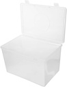 Ciieeo Airtight Bread Storage Box Transparent Kitchen Container for Homemade Bread Easy Dispensing Space-saving Design for Pantry and Fridge Organization