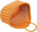 Rattan Basket Wall Hanging Storage Kitchen Woven Baskets Easy-clean Plastic for Gardeners