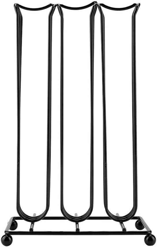 EVGATSAUTO Coffee Capsule Holder and Storage Rack, Black Chrome Plated Iron, 42 Capsules Capacity, Simple Elegant Design, Large Sturdy