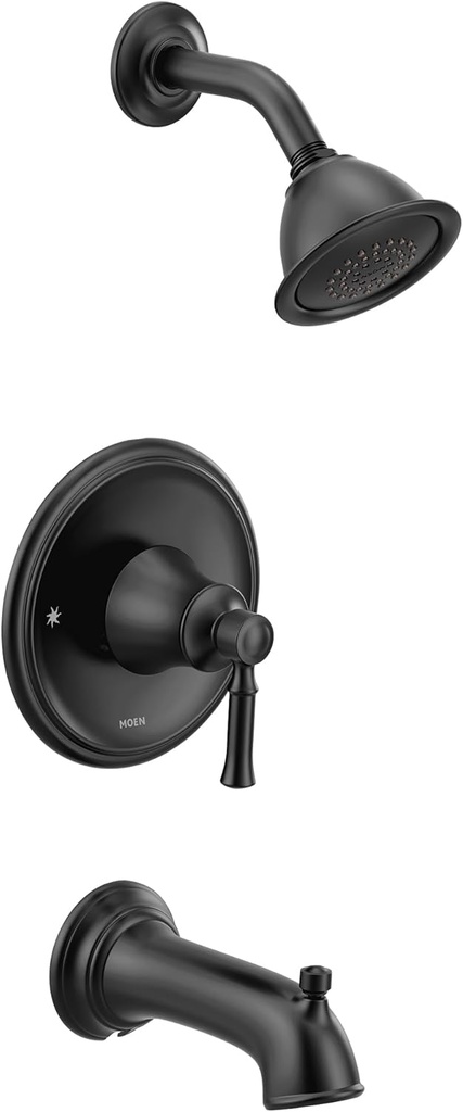 Moen T2183EPBL Dartmoor Posi-Temp tub/Shower, Matte Black