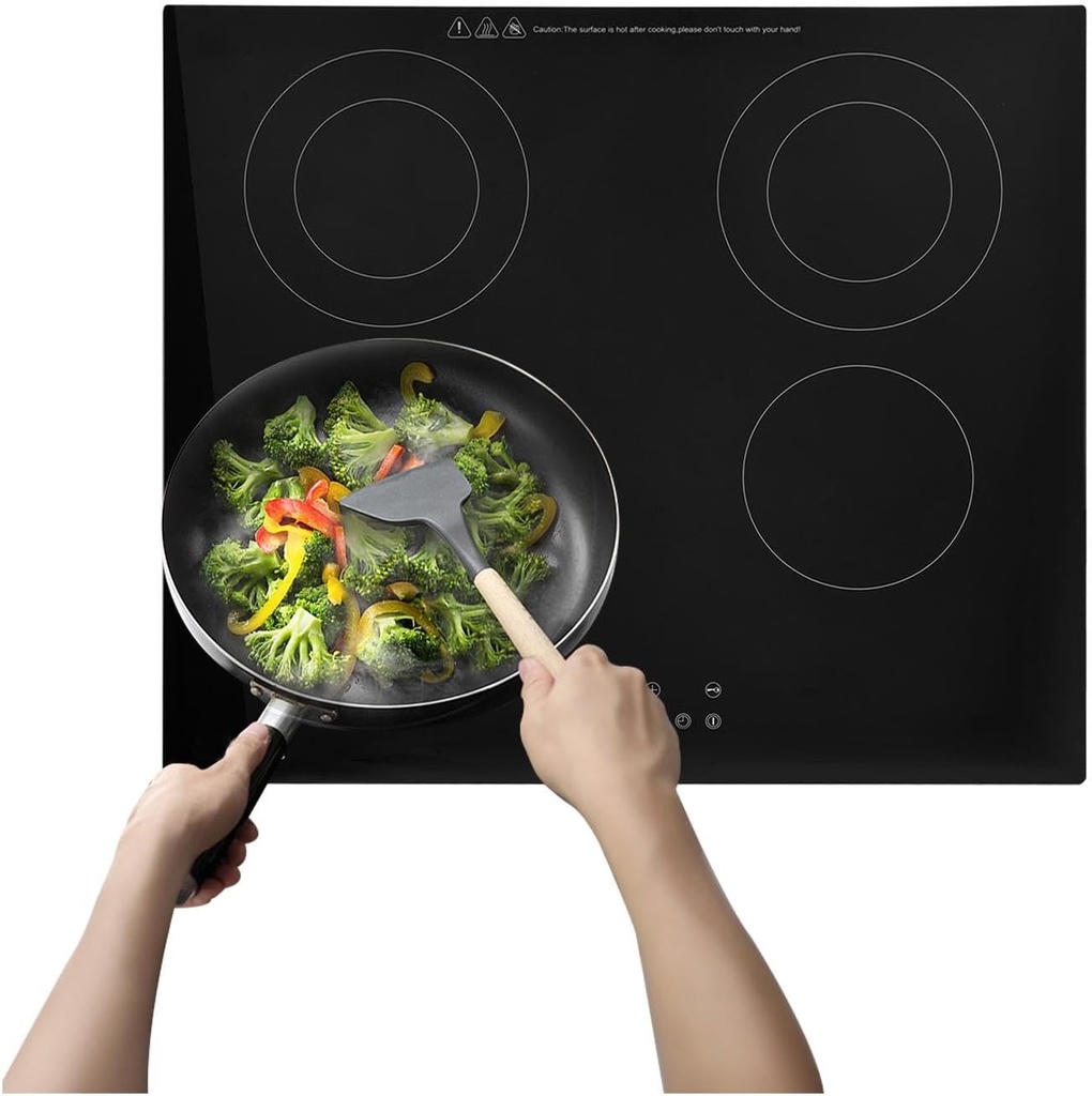 Electric Stove - Induction Cooker 4 Burners | Kitchen Stove Touch Control Burner 220-240V for High-Temperature Cookware