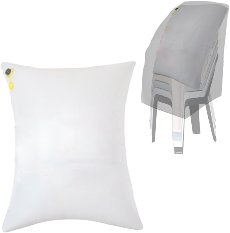 Patio Furniture Cover Airbag - Stackable Chairs Waterproof Inflatable Bag for Creating Dome Shaped Surface Under Cover
