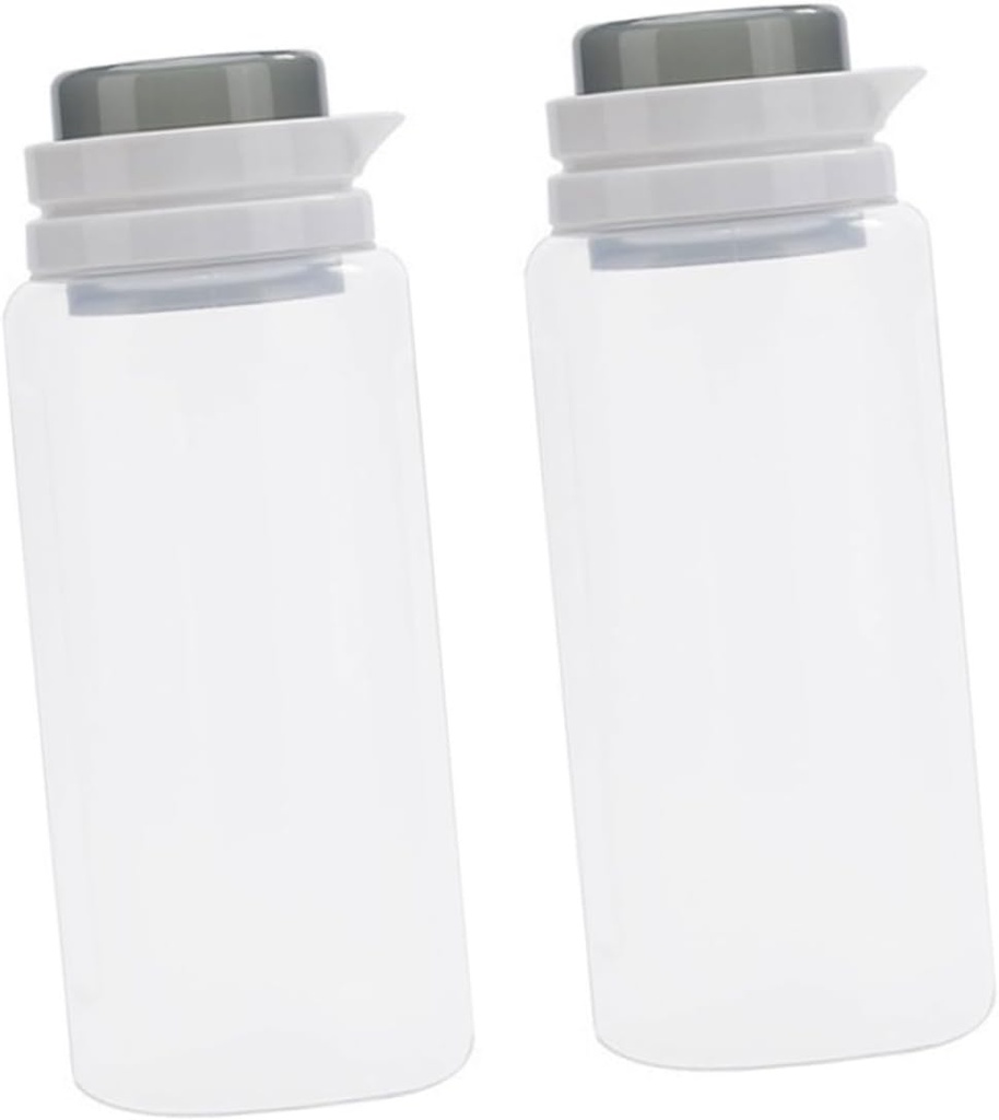 2Pcs Waterproof Airtight Food Storage Canisters Measurement Scale for Snacks and Grains for Kitchen Organization