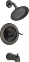 Delta Windemere 14 Series Bathtub and Shower Faucet Set, Oil Rubbed Bronze Shower Head and Handle Set, Valve Trim Kit, Oil Rubbed Bronze BT14496-OB (Valve Not Included)