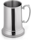Maxam Stainless Steel Tankard Style Beer Mug, 20 Ounce