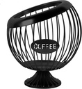 Luxshiny Coffee Holder Storage Basket Stylish Organizer for Coffee Capsules Fruits and Snacks Capacity Easy to Clean for Home and Office Use