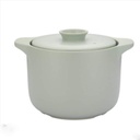 Stovetop Ceramic Stew Soup Hot Pot Rice Cooker with Lid, Stockpot Cookware for Multipurpose Use (Color : Green) (Green)