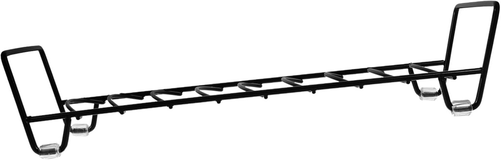 1Pc Black Draining Plate Rack Multi Functional Kitchen Storage Holder for Saucer Bowl Organization Easy to Clean for Countertop Bathroom Use