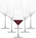 ZWIESEL GLAS Pure Cabernet Red Wine Glass (Set of 6), Graceful Wine Glasses for Red Wine, Dishwasher-Safe Tritan Crystal Glasses, Made in Germany (18 Ounce)