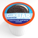 Cookie Jar Sandwich Cookie Coffee Pods, 40 Single-Serve Pods, Compatible with Keurig K Cup Brewers, Convenient Brewing, Smooth Aroma