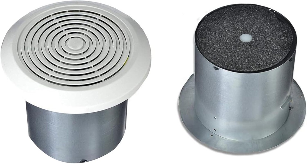 1PK V2262-50 Fits For Ventline Mobile Home Bath Exhaust Fan- 7" Round w/White Cover