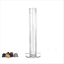 watchget Coffee Pod Holder Holds 40 Capsules Coffee Capsules Holder 360-Degree Rotation Coffee Pod Storage Container K cups Cafe Station Organizer,A