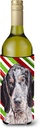 Caroline's Treasures SC9793LITERK Blue Tick Coonhound Candy Cane Christmas Wine Bottle Hugger Bottle Cooler Sleeve Hugger Machine Washable Collapsible Insulator Beverage Insulated Holder