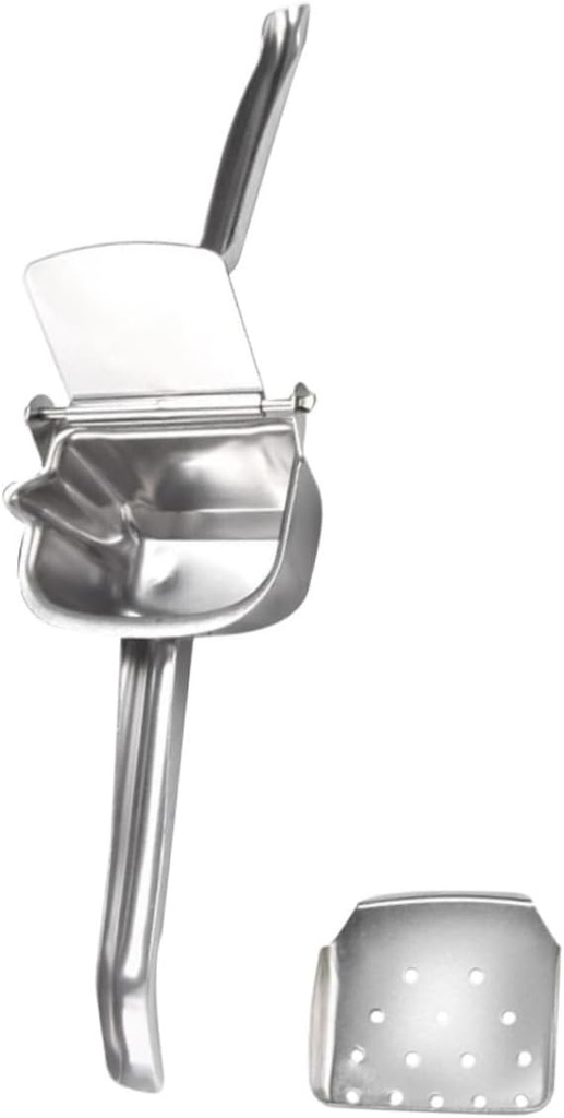 Stainless Steel Handheld Fruit Juicer Manual Lemon Squeezer Comfortable -to-Use Citrus Press for Home Kitchen and Outdoor Random Style