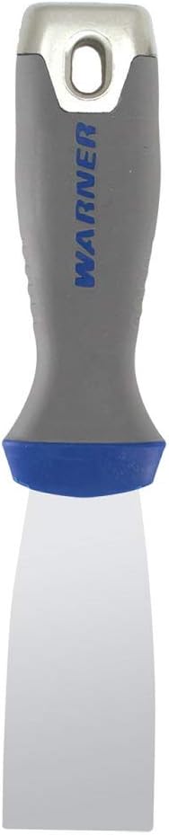 Warner 1-1/2" ProGrip Flex Putty Knife, Stainless Steel with Hammer Cap, 90660