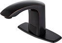 Luxice Sensor Automatic Touchless Bathroom Sink Faucet Hot & Cold Mixer Cover Plate Included Faucet, Oil Rubbed Bronze