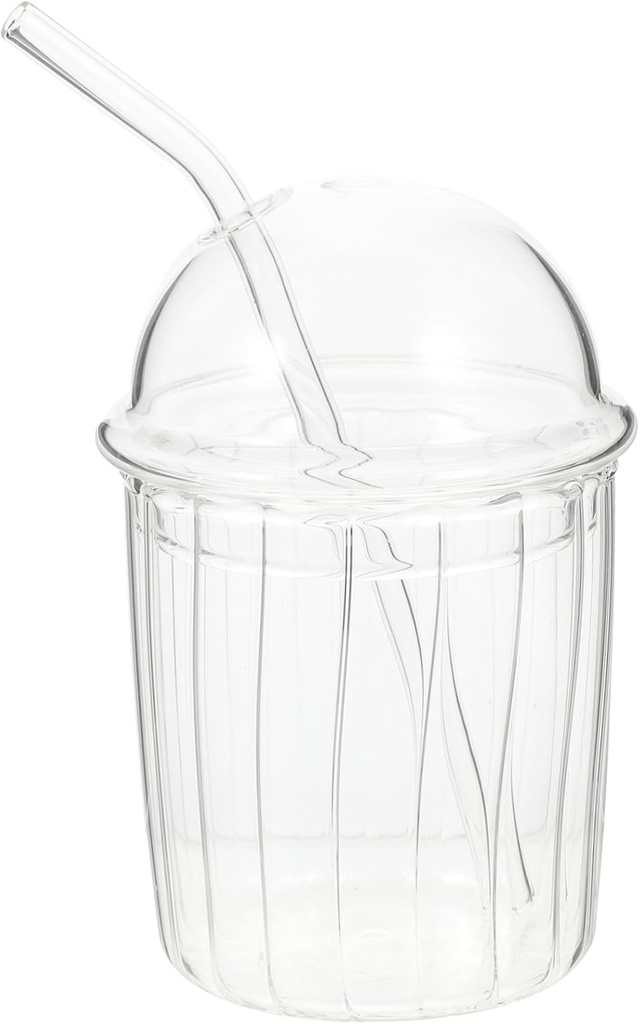 Cabilock Convenient Water Bottle Straw Cup Lid Portable Straw Bottle Reusable Cup Compact for Camping Daily Use