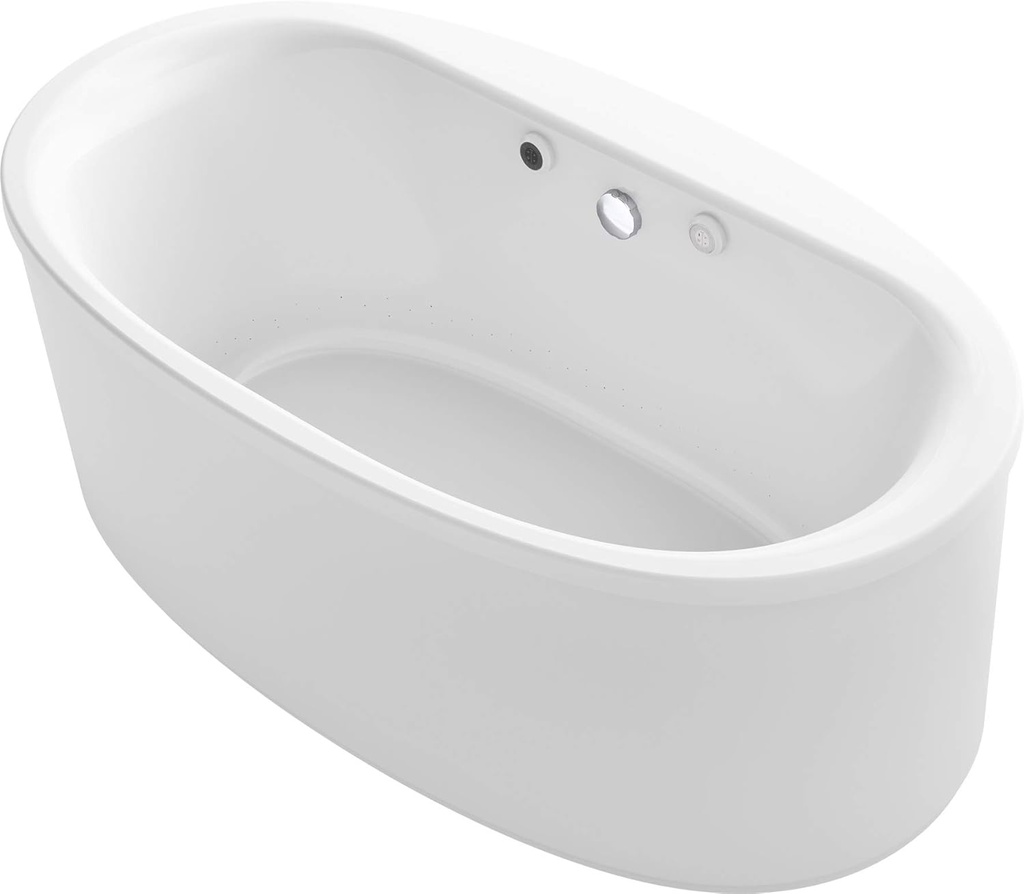 Kohler K-1966-GHW-0 Sunstruck Bathtub, White