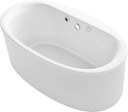 Kohler K-1966-GHW-0 Sunstruck Bathtub, White