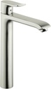hansgrohe Metris Modern Upgrade Easy Install 1-Handle 1 5-inch Tall Bathroom Sink Faucet in Brushed Nickel, 31082821