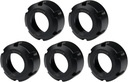 ZAC ER32 Clamping Nuts 5 PCS ER32-UM Collet Clamping Nuts for CNC Milling Chuck Holder Lathe Thread Pitch M40x1.5