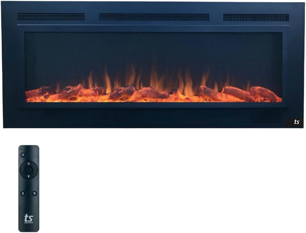Touchstone Sideline Anti-Glare Screen-Front 50" 80013 Electric Fireplace - 1,500W Heater